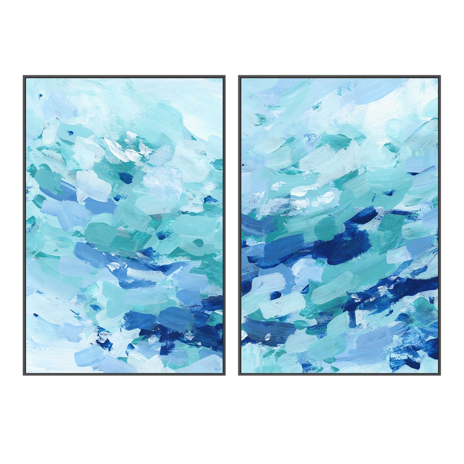 wall-art-print-canvas-poster-framed-Amalfi Waters , Style A & B , Set Of 2 , By Jetty Home-3