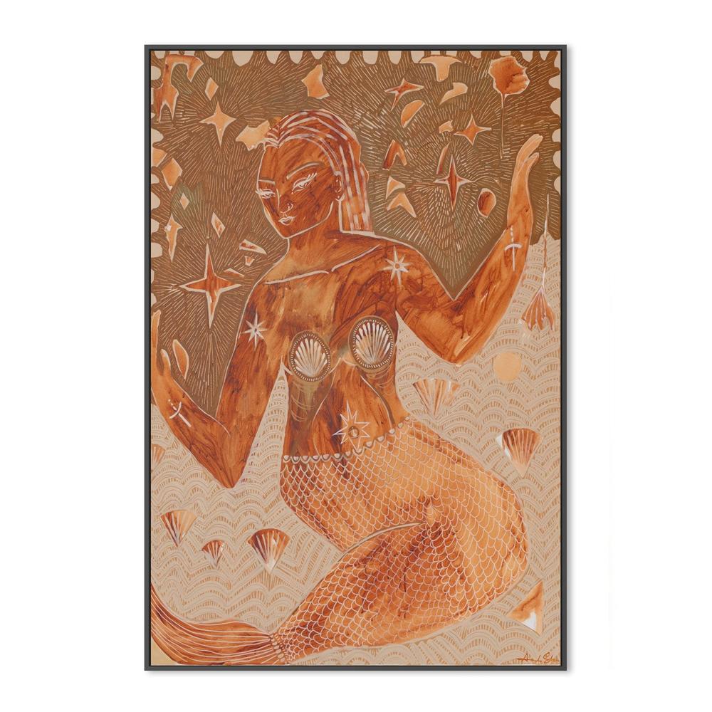 wall-art-print-canvas-poster-framed-Amber Rose, Mermaid , By Amanda Skye-3