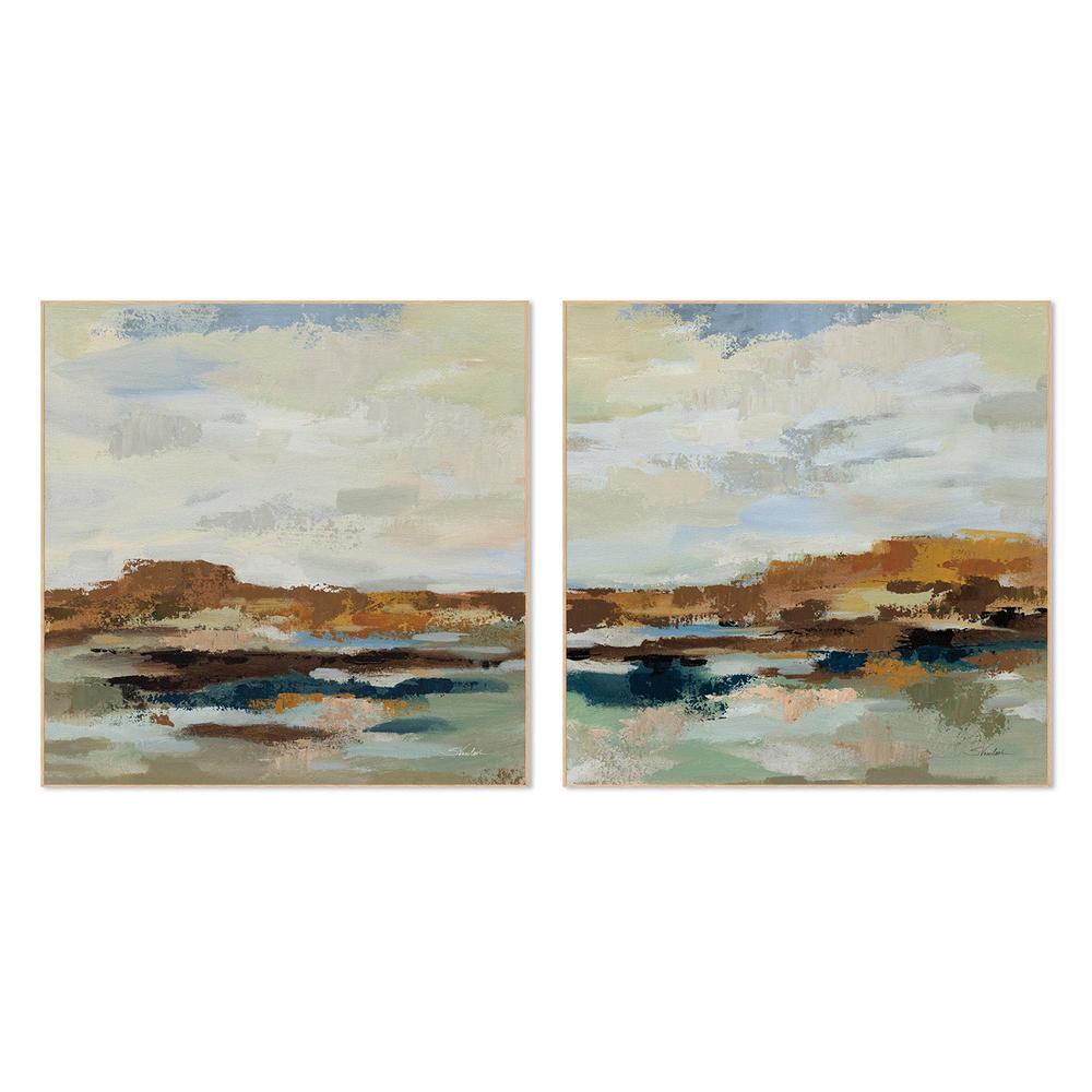 wall-art-print-canvas-poster-framed-American West, Style A & B, Set Of 2-4