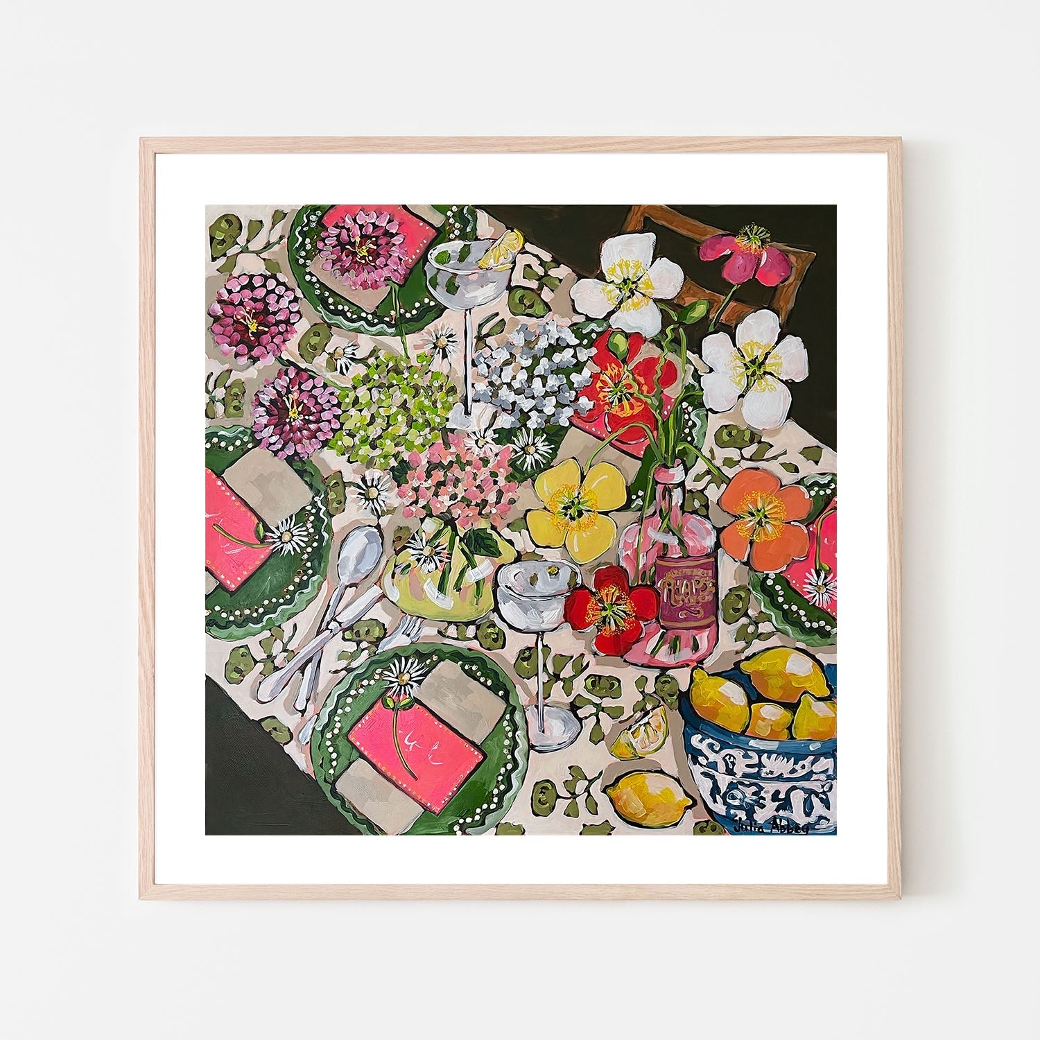 wall-art-print-canvas-poster-framed-An Invitation To Lunch , By Julia Abbey-6