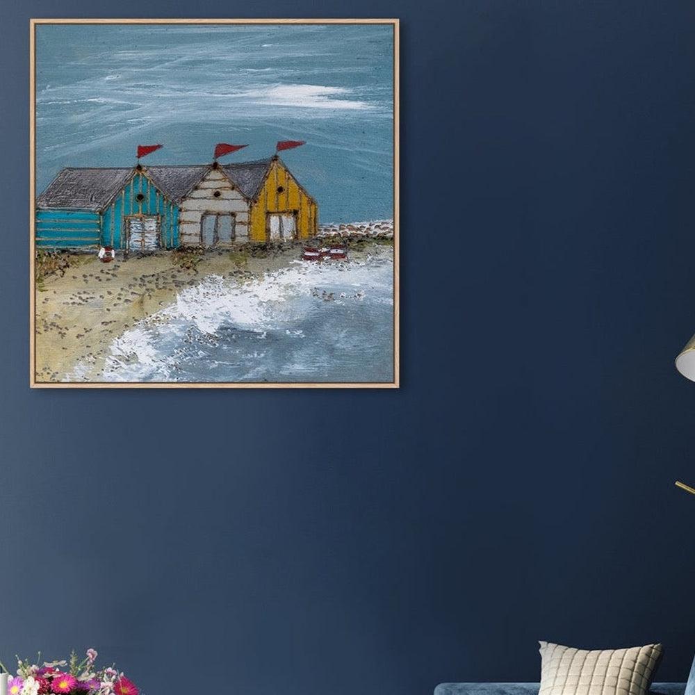 wall-art-print-canvas-poster-framed-An Unexpected High Tide-by-Louise O'hara-Gioia Wall Art