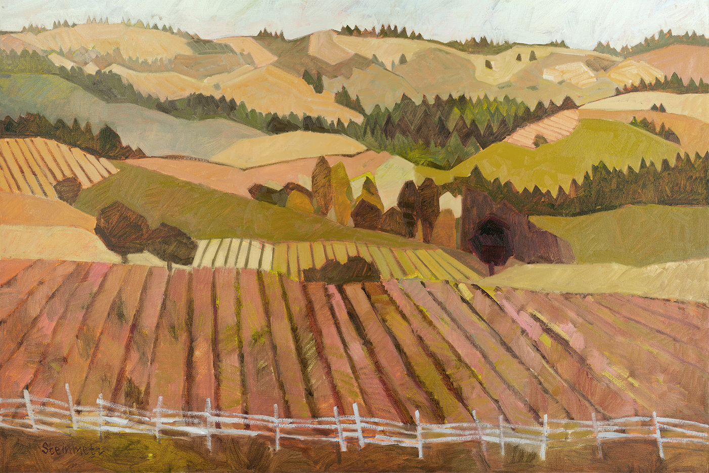 wall-art-print-canvas-poster-framed-Anderson Valley Morning , By Liana Steinmetz-1