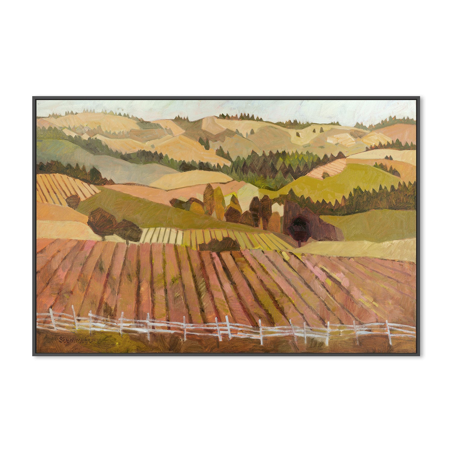 wall-art-print-canvas-poster-framed-Anderson Valley Morning , By Liana Steinmetz-3