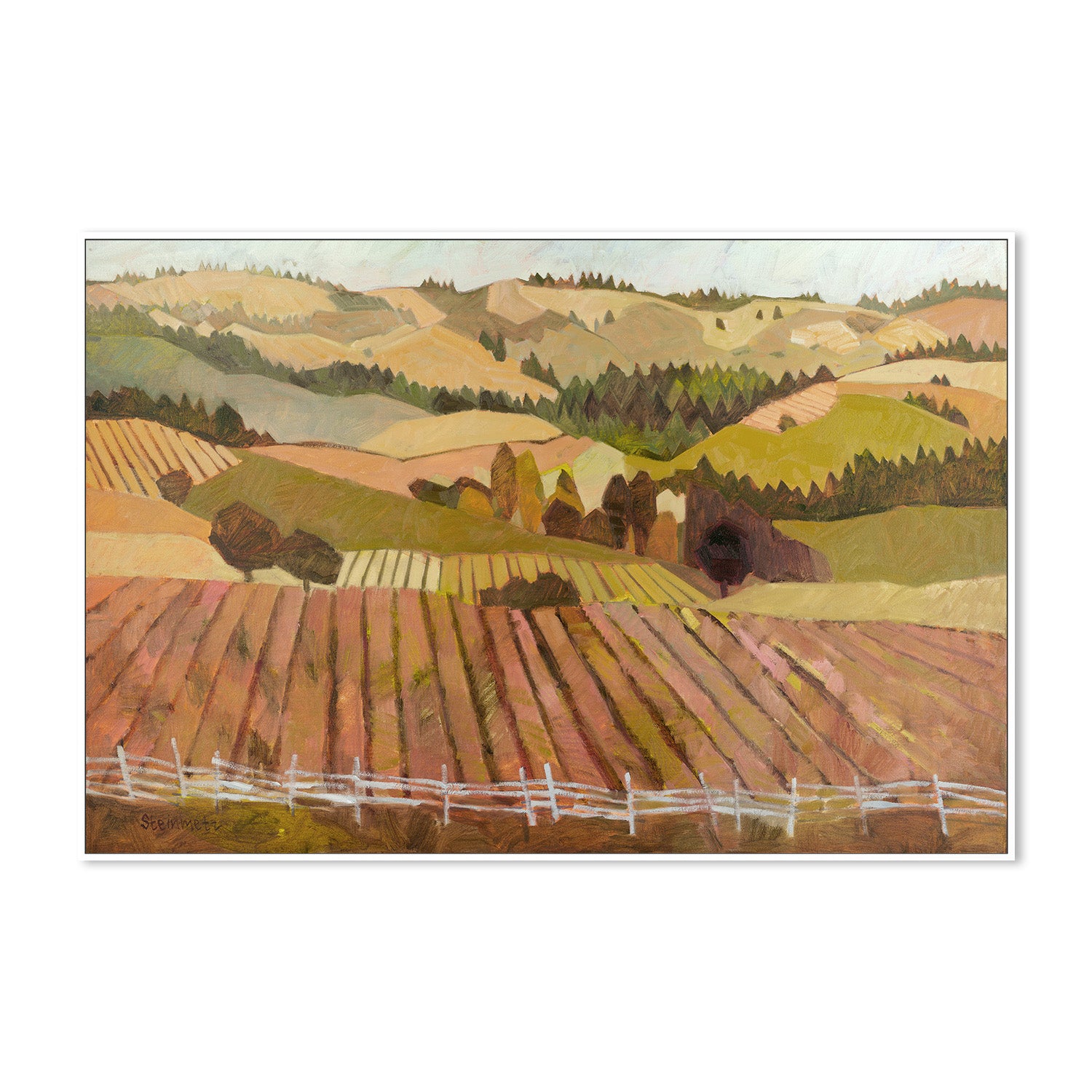 wall-art-print-canvas-poster-framed-Anderson Valley Morning , By Liana Steinmetz-5