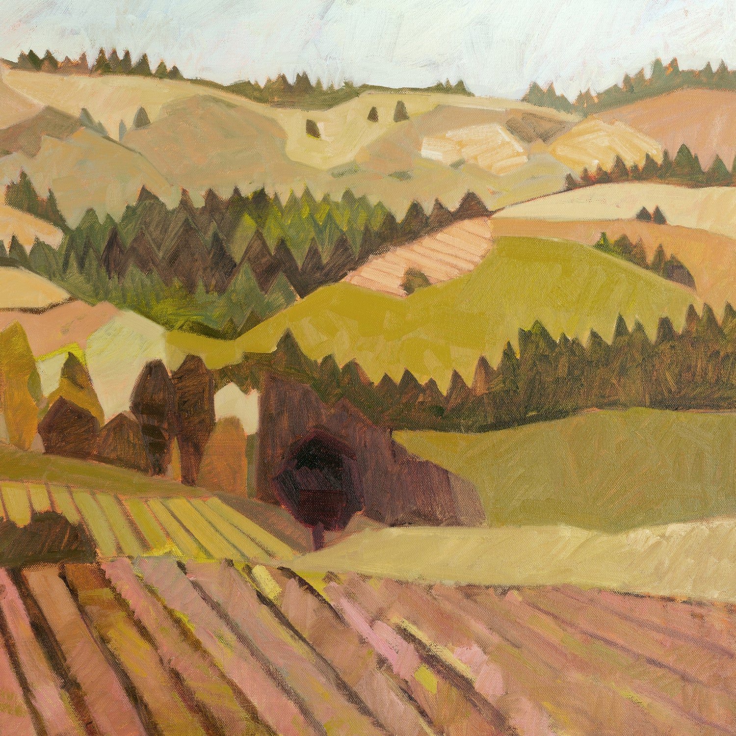 wall-art-print-canvas-poster-framed-Anderson Valley Morning , By Liana Steinmetz-9
