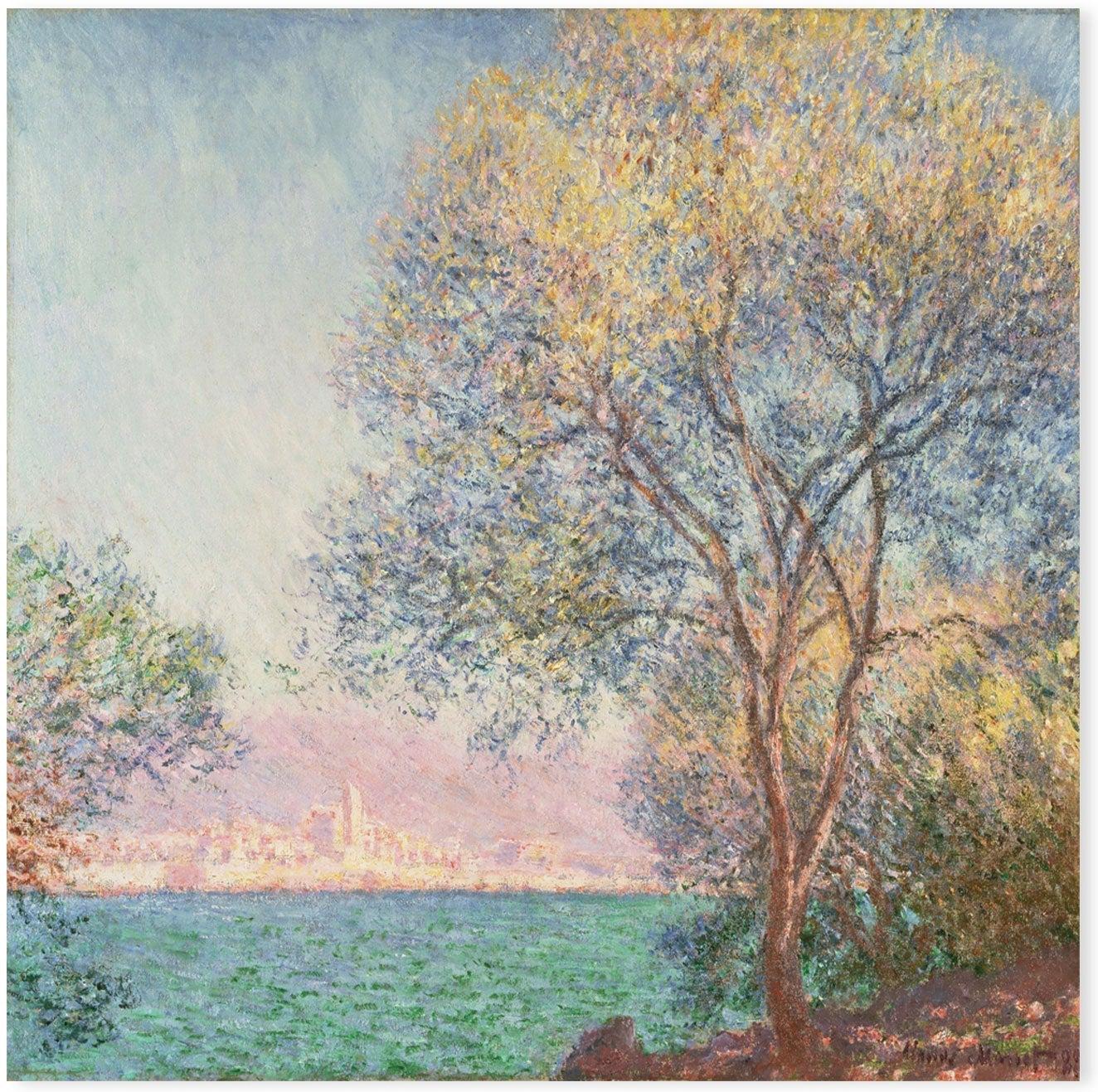 wall-art-print-canvas-poster-framed-Antibes, in the Morning, 1888 , By Monet-by-Gioia Wall Art-Gioia Wall Art
