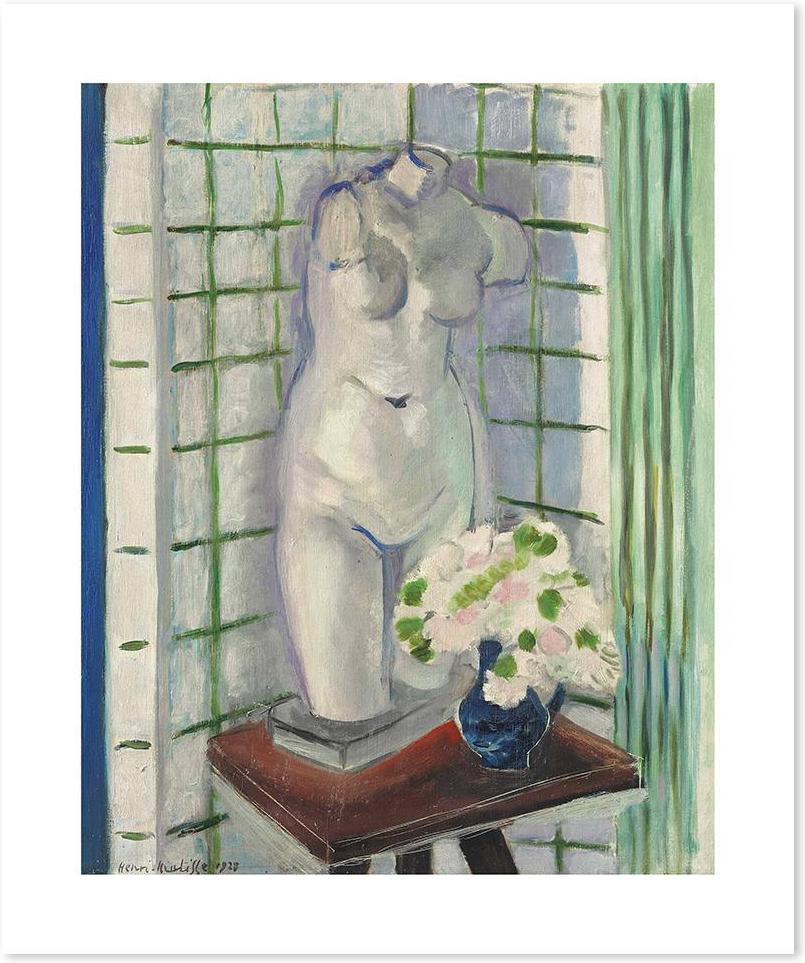 wall-art-print-canvas-poster-framed-Antique And Carnations, By Henri Matisse-by-Gioia Wall Art-Gioia Wall Art