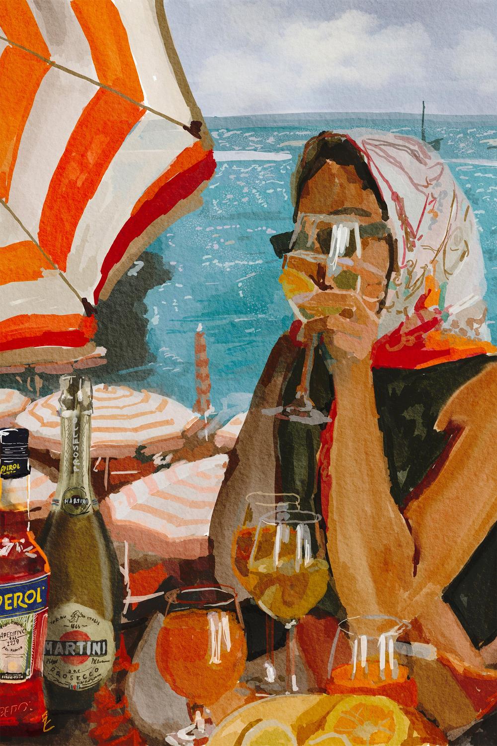 wall-art-print-canvas-poster-framed-Aperol o'clock-1