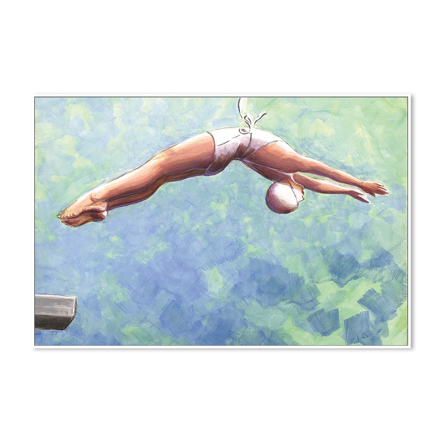 wall-art-print-canvas-poster-framed-Aqua High Diver-5