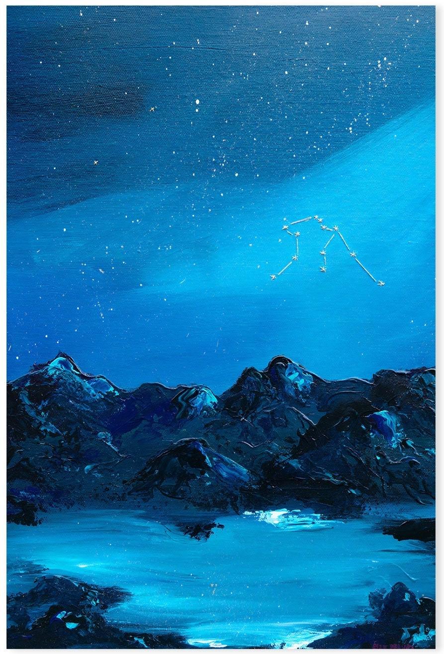 wall-art-print-canvas-poster-framed-Aquarius , By Eloise Pervez-GIOIA-WALL-ART
