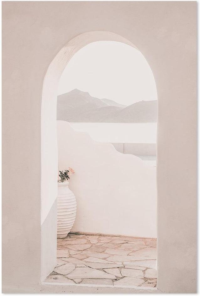 Buy Arch View To Sea Wall Art Online, Framed Canvas Or Poster
