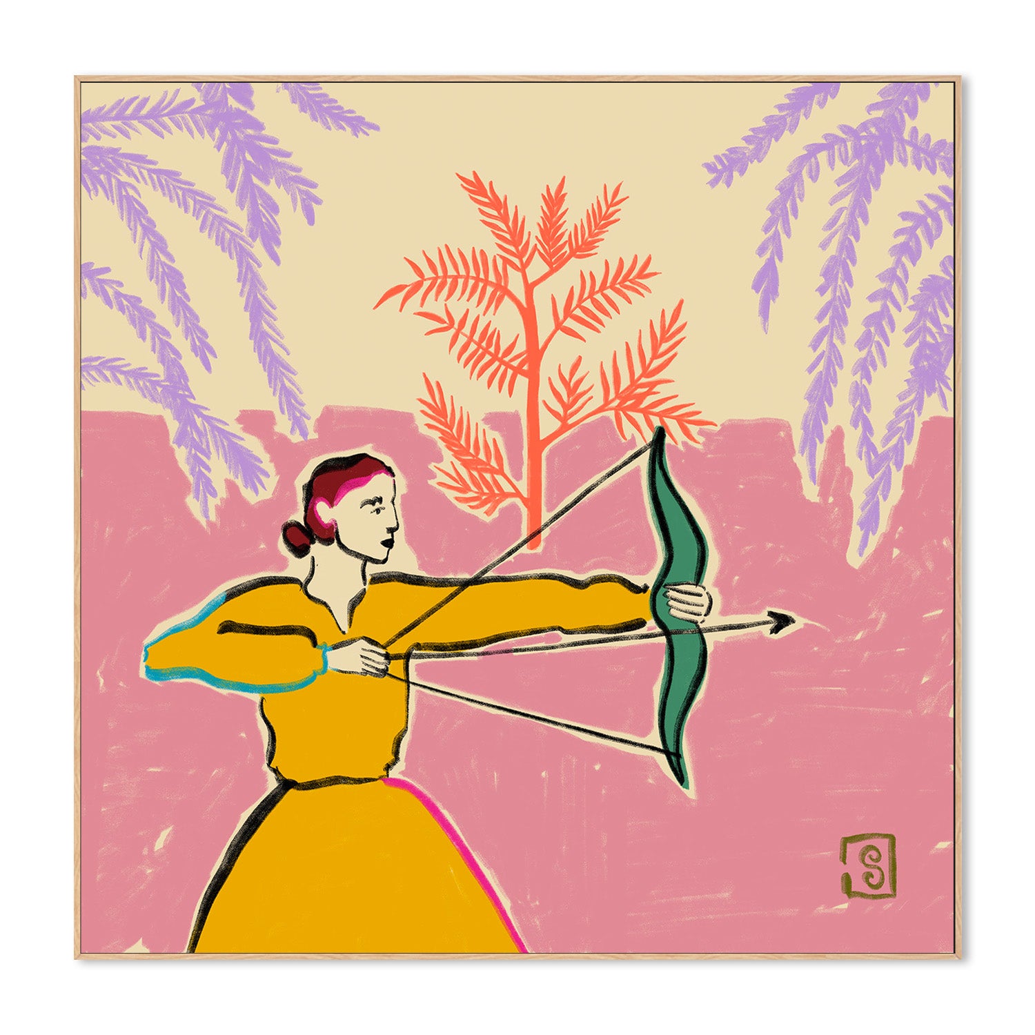 wall-art-print-canvas-poster-framed-Archer's Focus-4