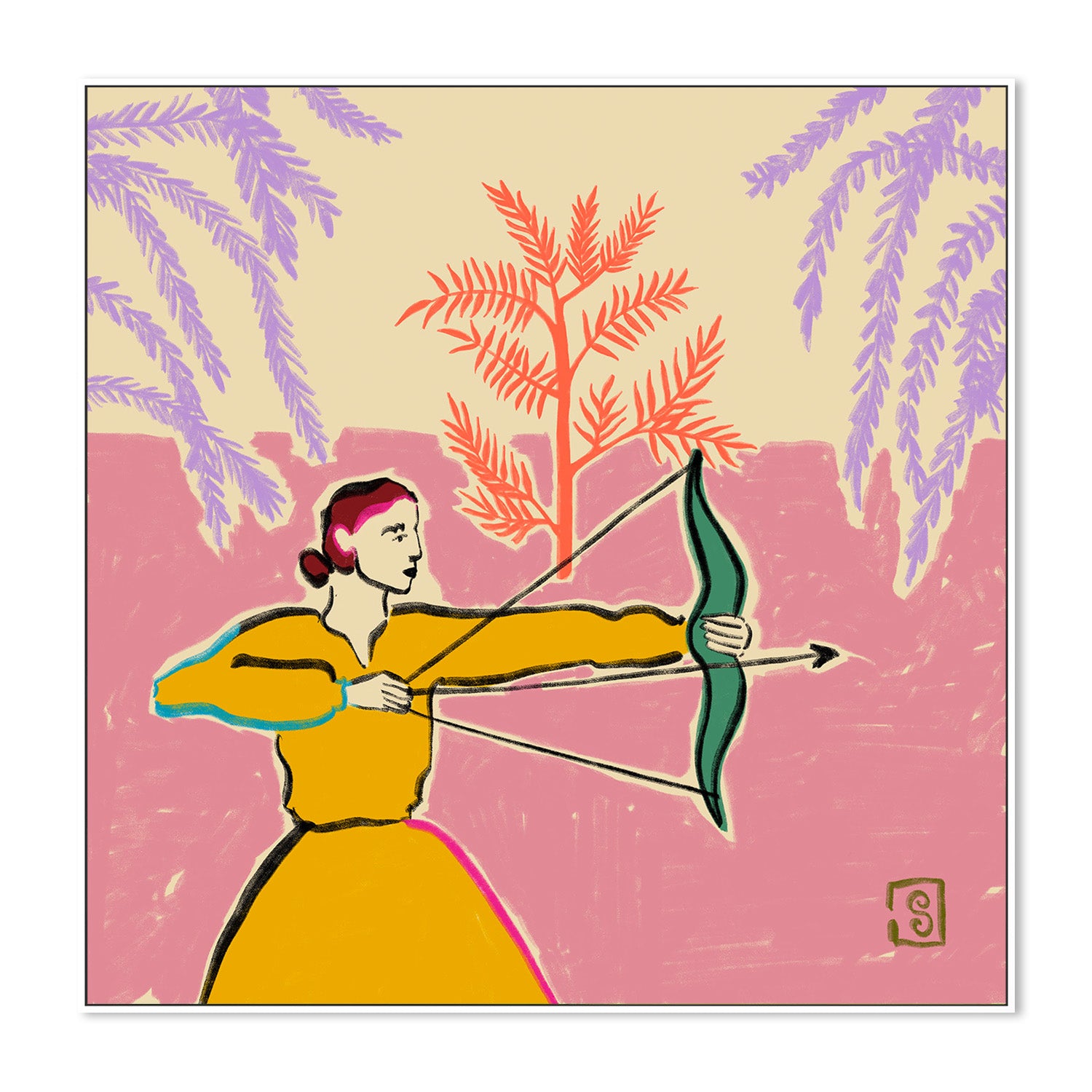 wall-art-print-canvas-poster-framed-Archer's Focus-5