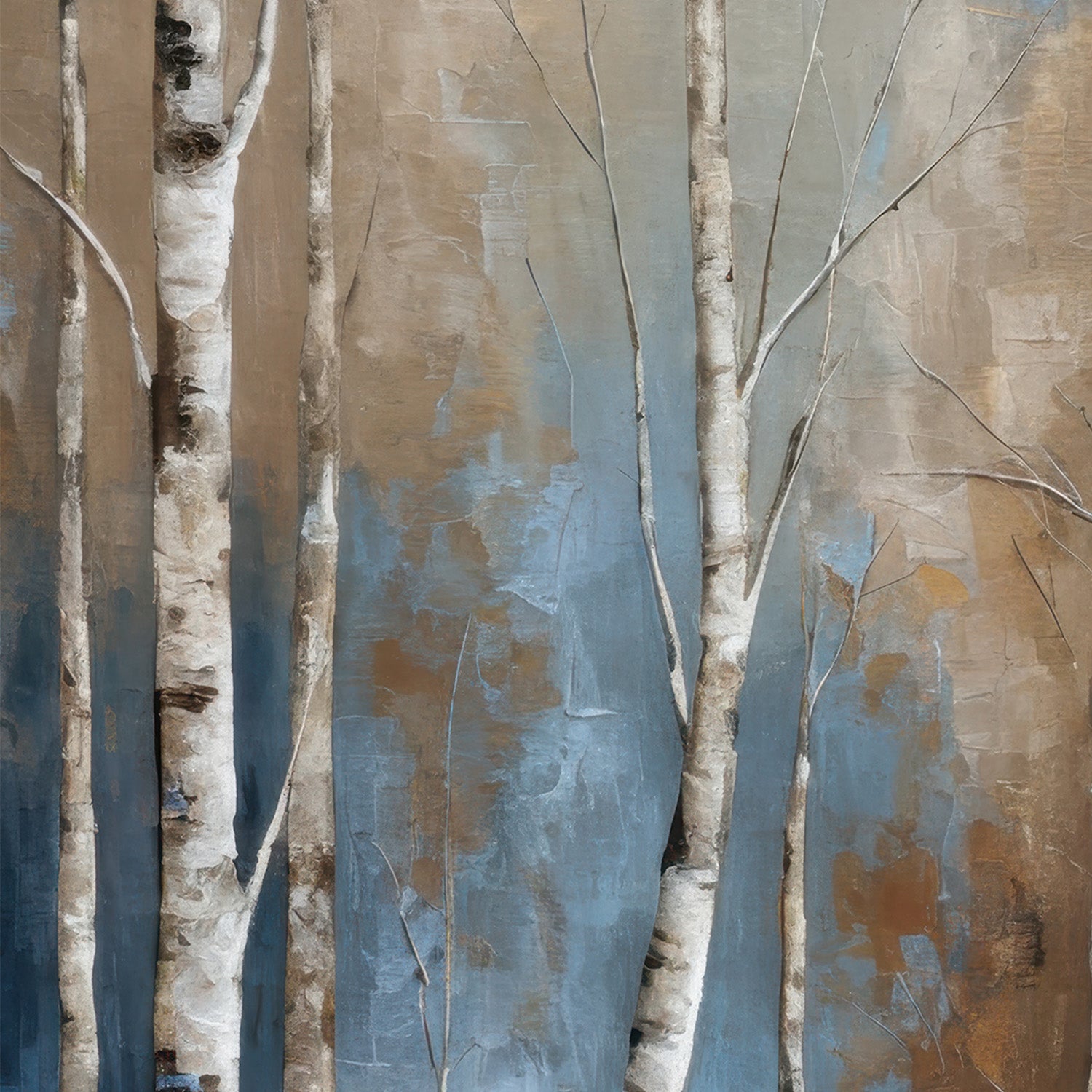 wall-art-print-canvas-poster-framed-aspen grove and clear blue sky-10