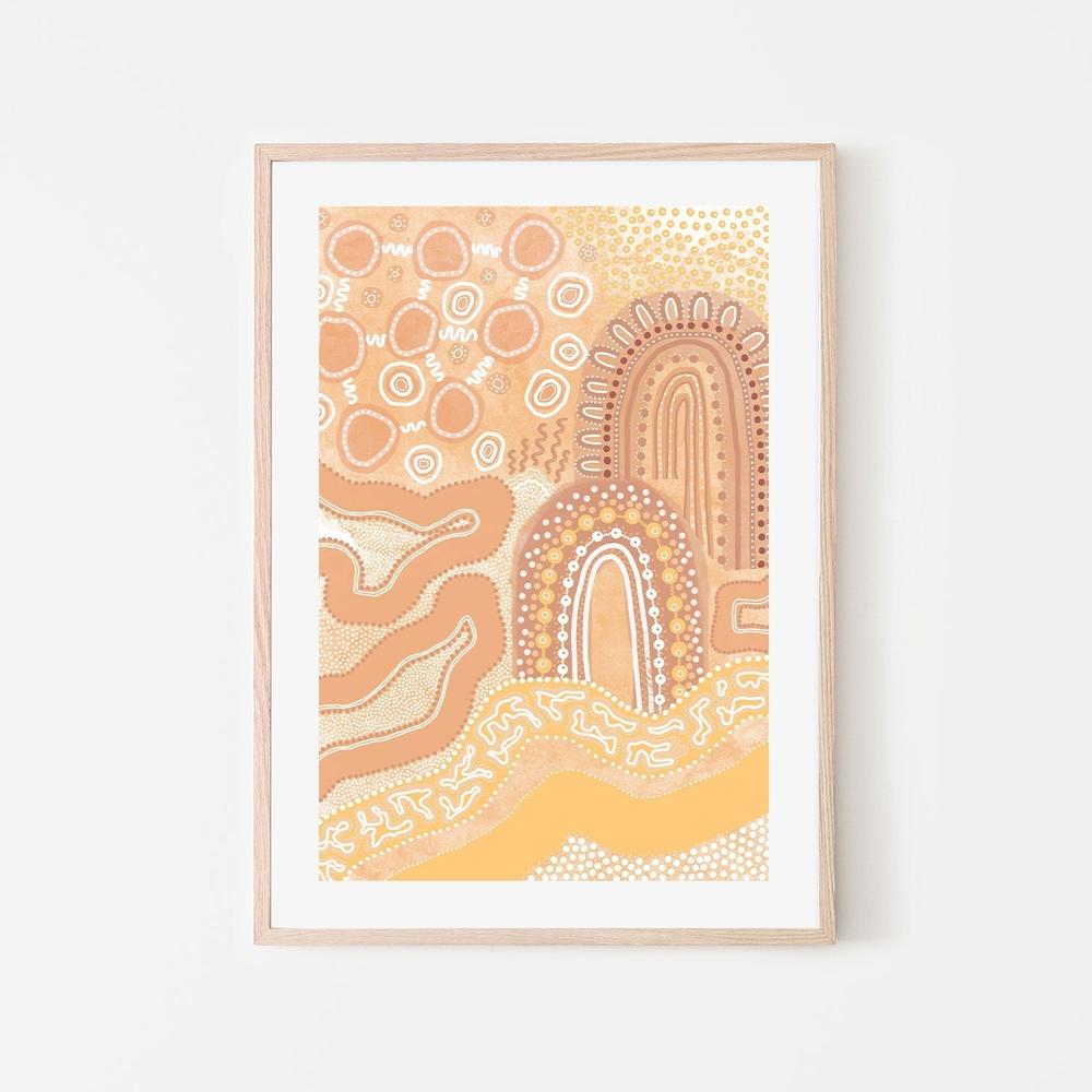 wall-art-print-canvas-poster-framed-Aunties-by-Tulearah Shield-Gioia Wall Art