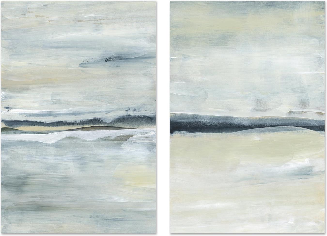 wall-art-print-canvas-poster-framed-Autmun Breeze, Style A & B, Set of 2-by-Emily Wood-Gioia Wall Art
