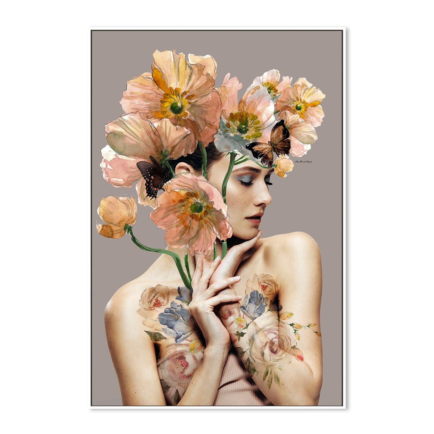 wall-art-print-canvas-poster-framed-autumn leaves nude-5