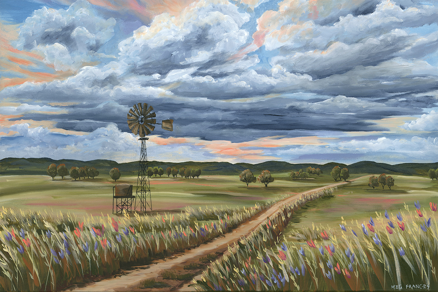 wall-art-print-canvas-poster-framed-Back Road, Style A , By Meg Frances-1
