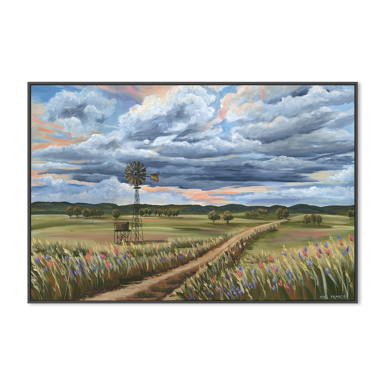 wall-art-print-canvas-poster-framed-Back Road, Style A , By Meg Frances-3