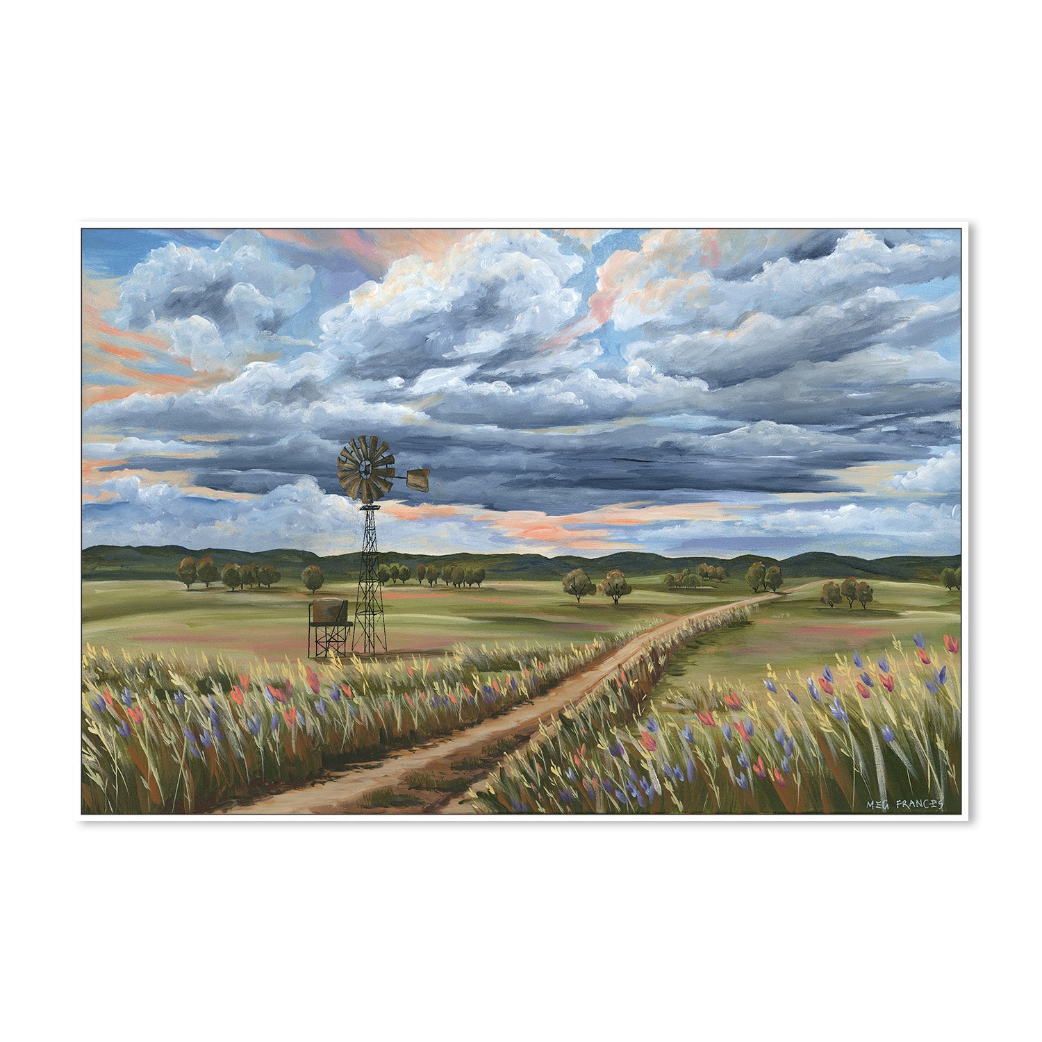 wall-art-print-canvas-poster-framed-Back Road, Style A , By Meg Frances-5