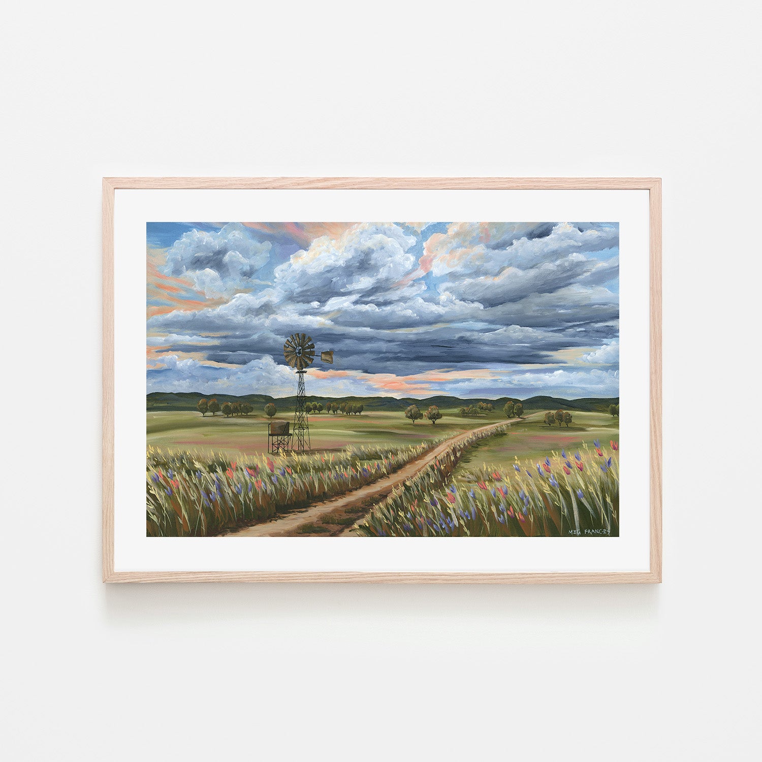 wall-art-print-canvas-poster-framed-Back Road, Style A , By Meg Frances-6