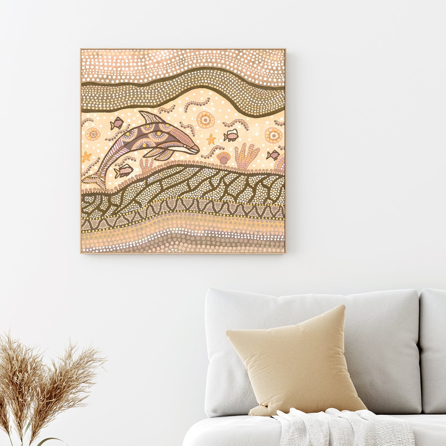 wall-art-print-canvas-poster-framed-Badarr Journey Yellow , By Tahni Derbin-2