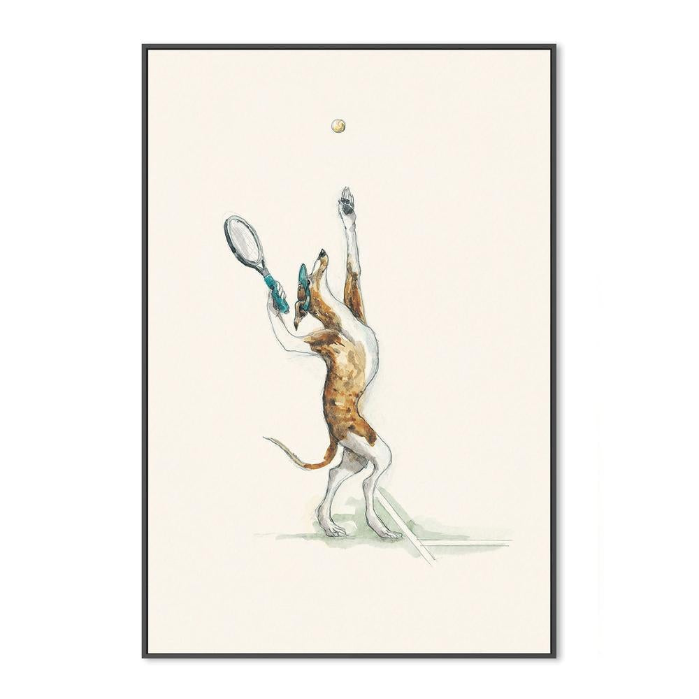 wall-art-print-canvas-poster-framed-Badminton Practice , By Animo Alphabets-3