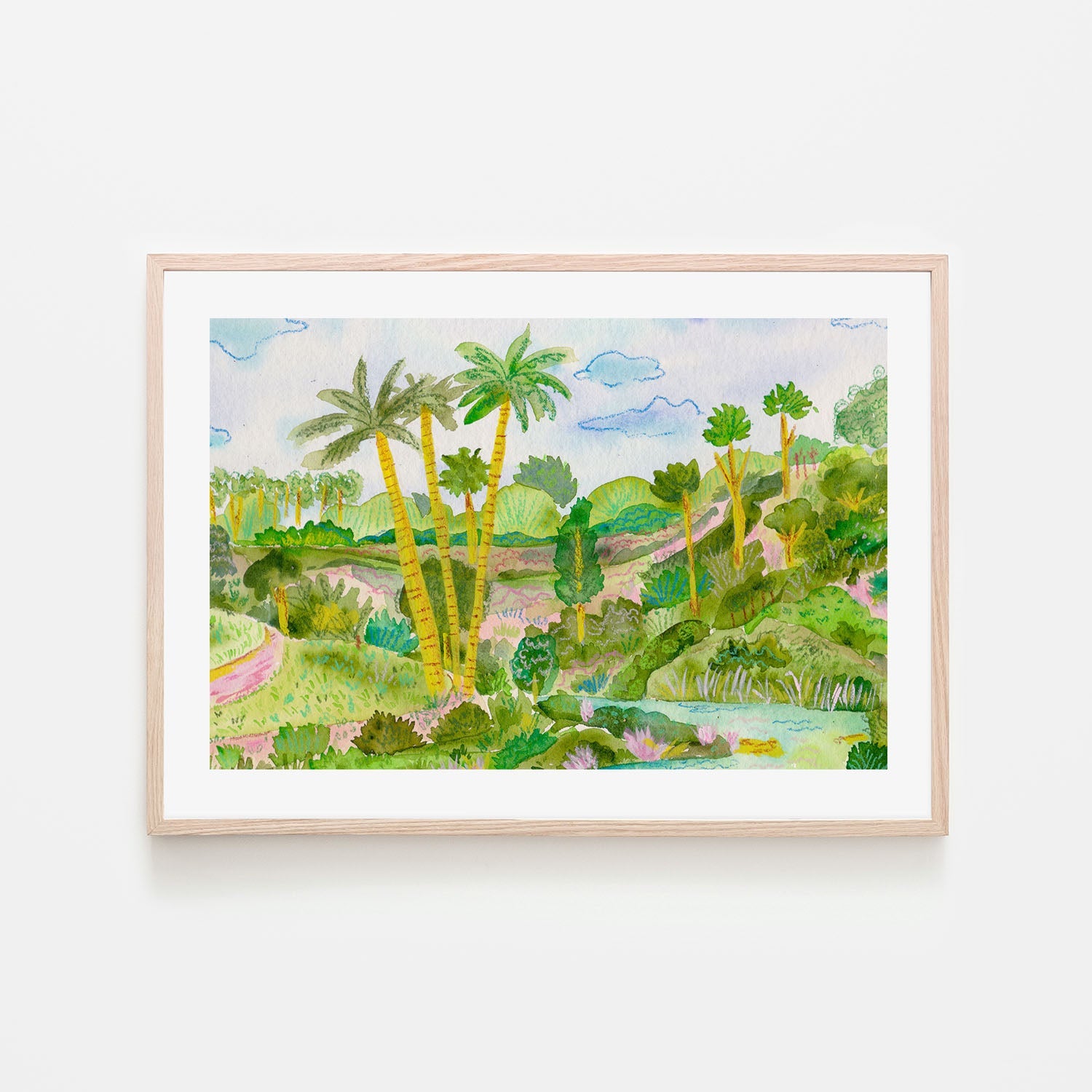 wall-art-print-canvas-poster-framed-Bali River , By Kartika Paramita-6
