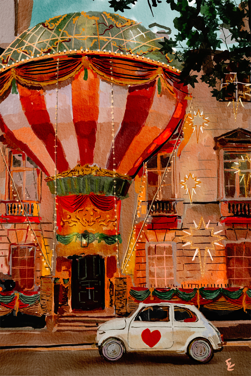 wall-art-print-canvas-poster-framed-Balloon house , By Ekaterina Zagorska-1