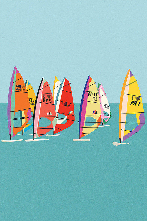 wall-art-print-canvas-poster-framed-Baltic Sea Windsurfing-1