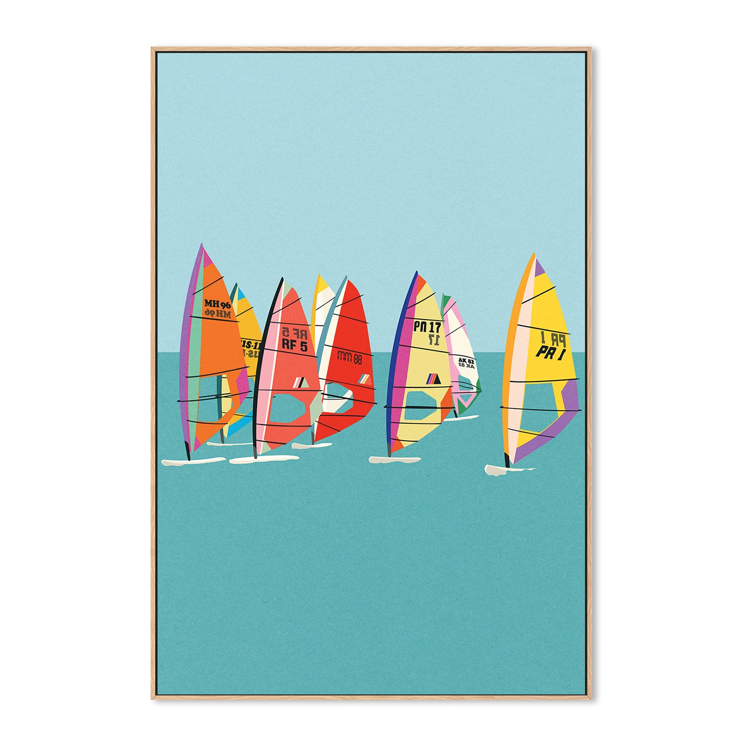 wall-art-print-canvas-poster-framed-Baltic Sea Windsurfing-4