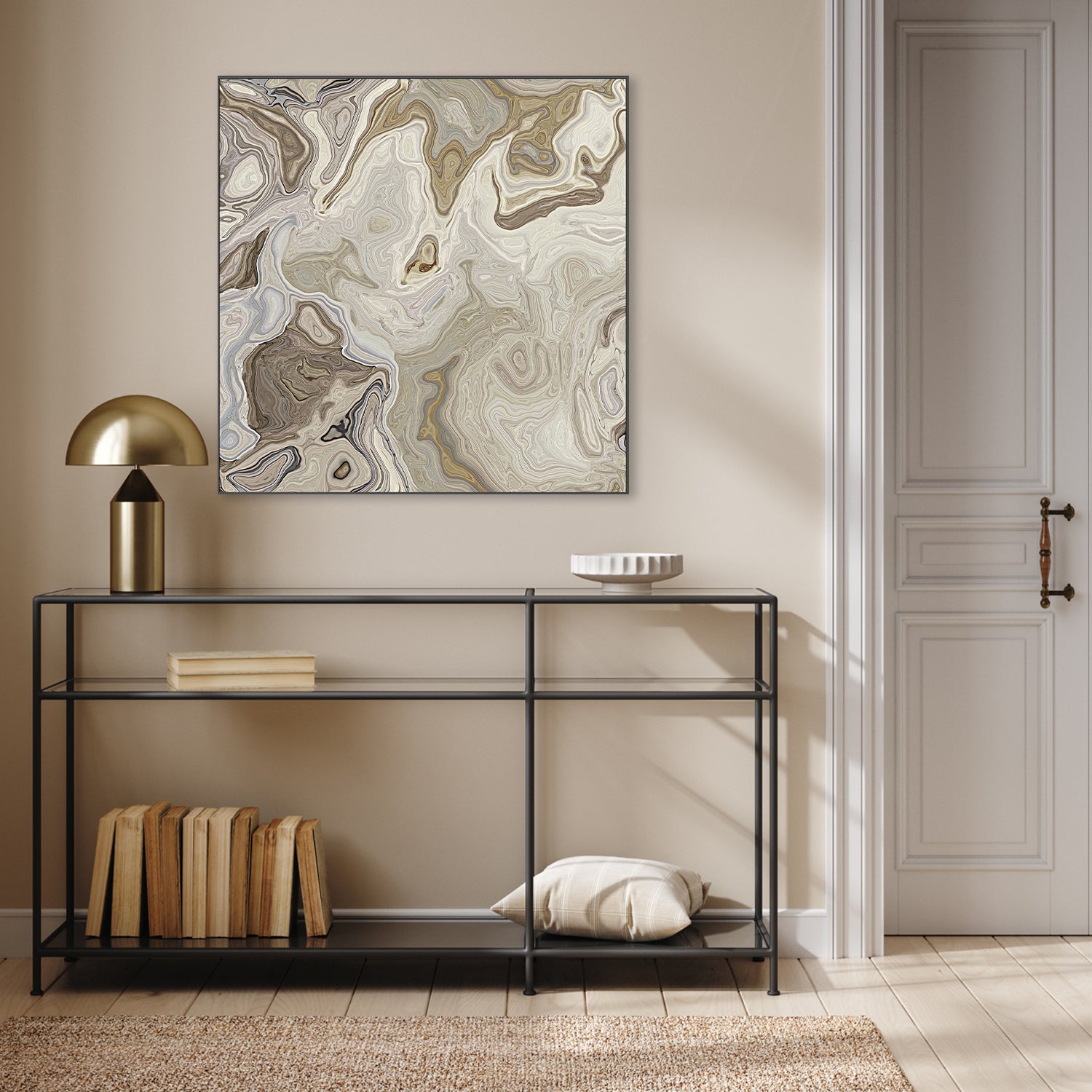 wall-art-print-canvas-poster-framed-Banded Calcite , By Alpenglow Workshop-7