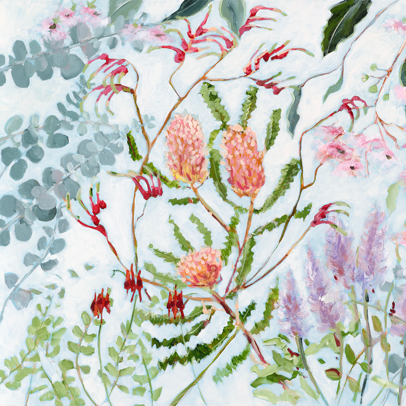 wall-art-print-canvas-poster-framed-Banksia In Bloom , By Meredith Howse-1