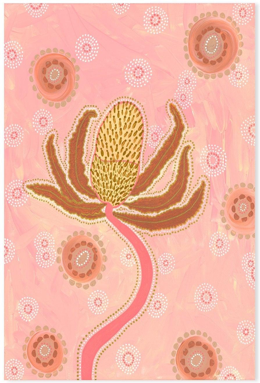 wall-art-print-canvas-poster-framed-Banksia, Style B , By Domica Hill-GIOIA-WALL-ART