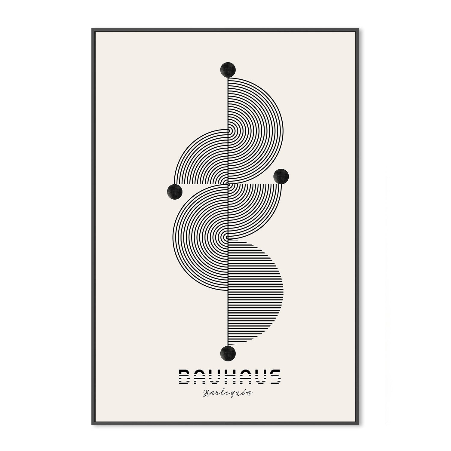 wall-art-print-canvas-poster-framed-Bauhaus Harlequin-3