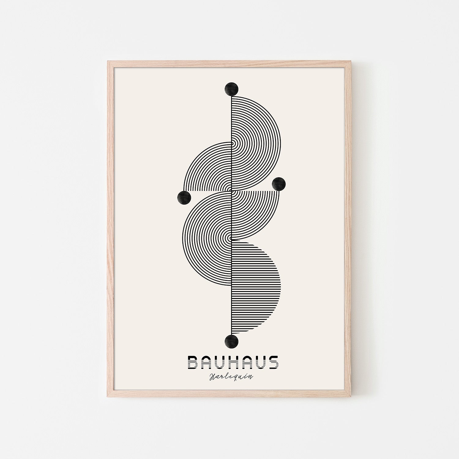 wall-art-print-canvas-poster-framed-Bauhaus Harlequin-6