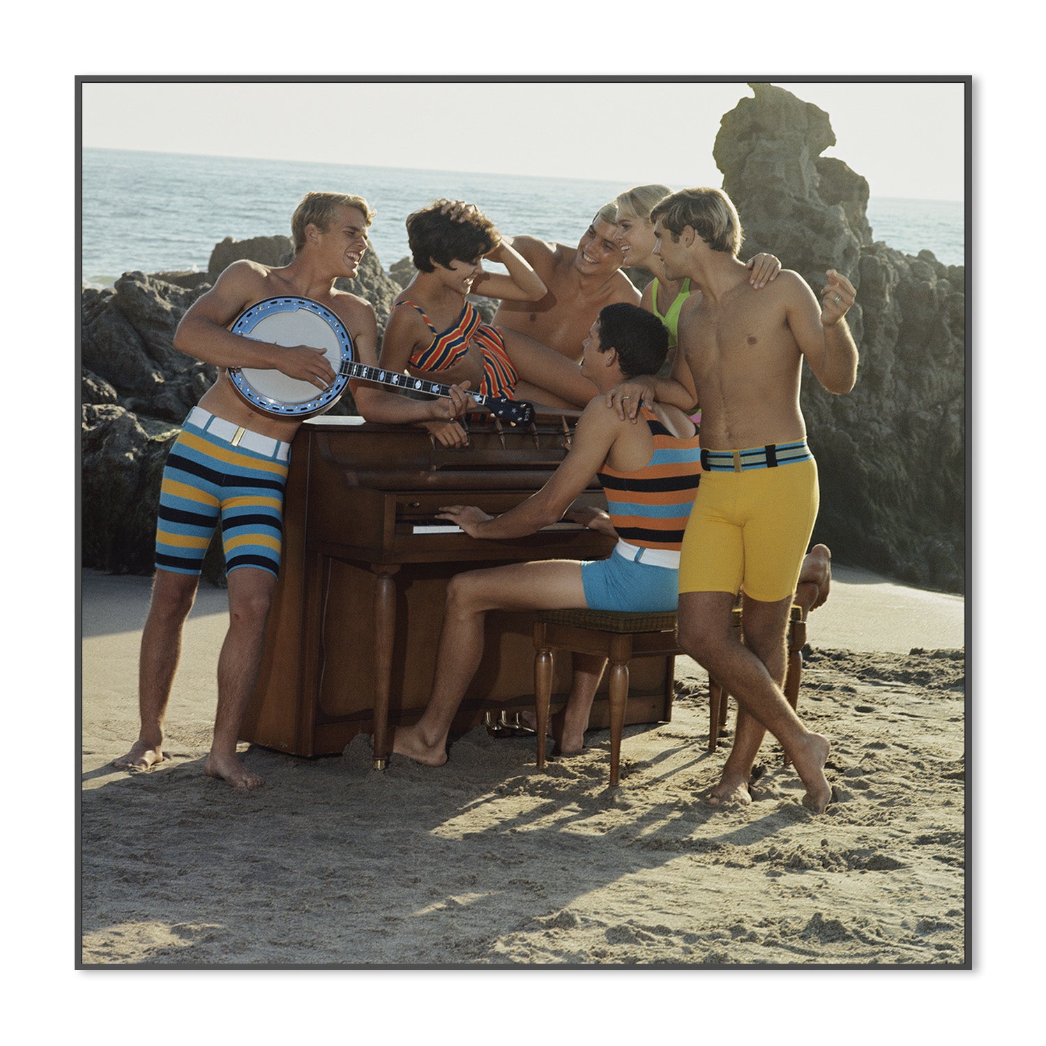 wall-art-print-canvas-poster-framed-Beach Band-3