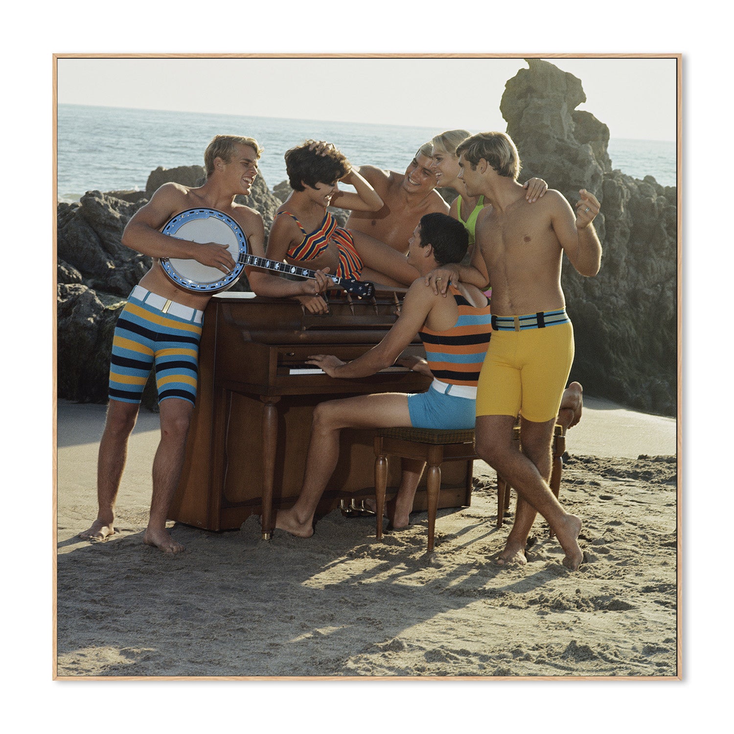 wall-art-print-canvas-poster-framed-Beach Band-4