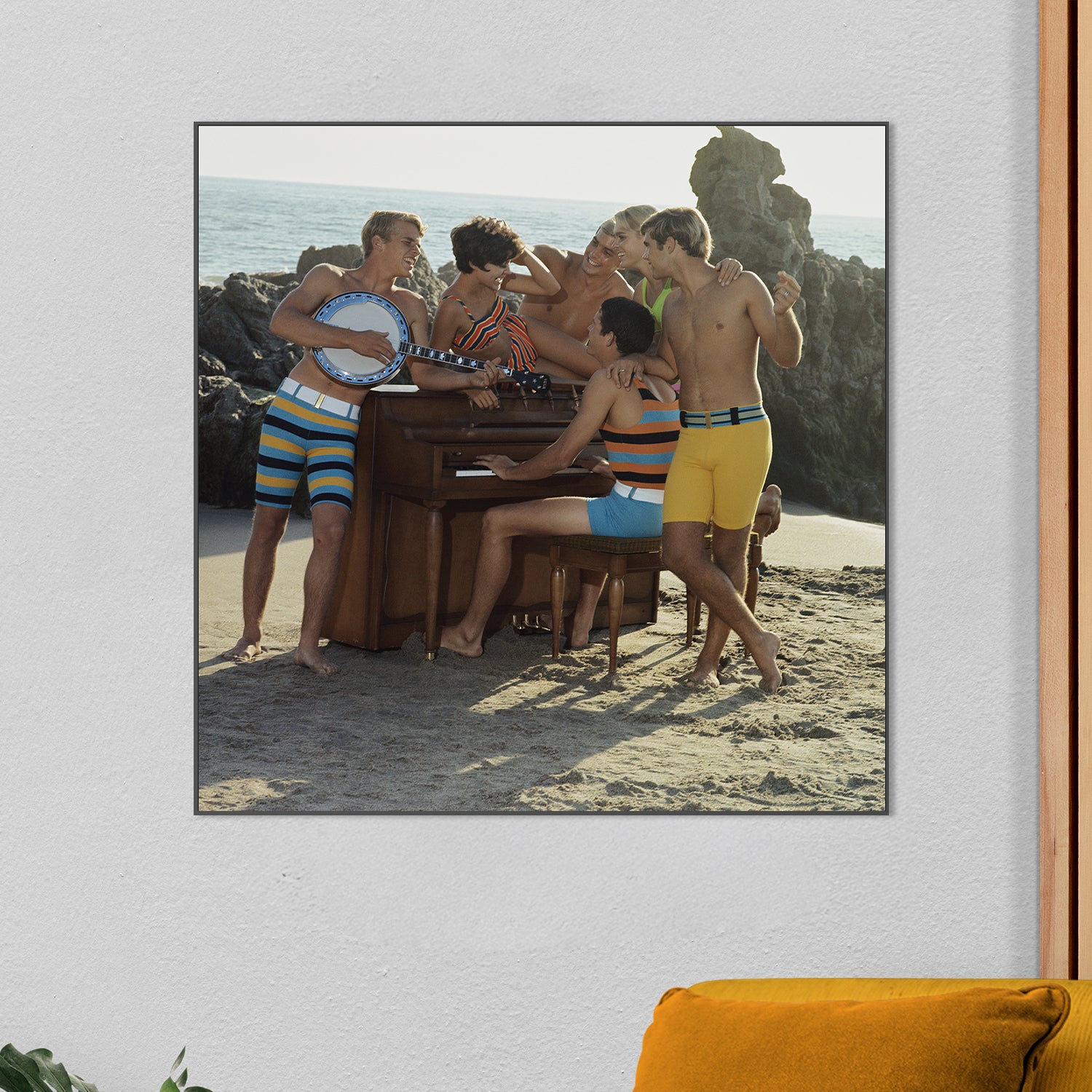 wall-art-print-canvas-poster-framed-Beach Band-7
