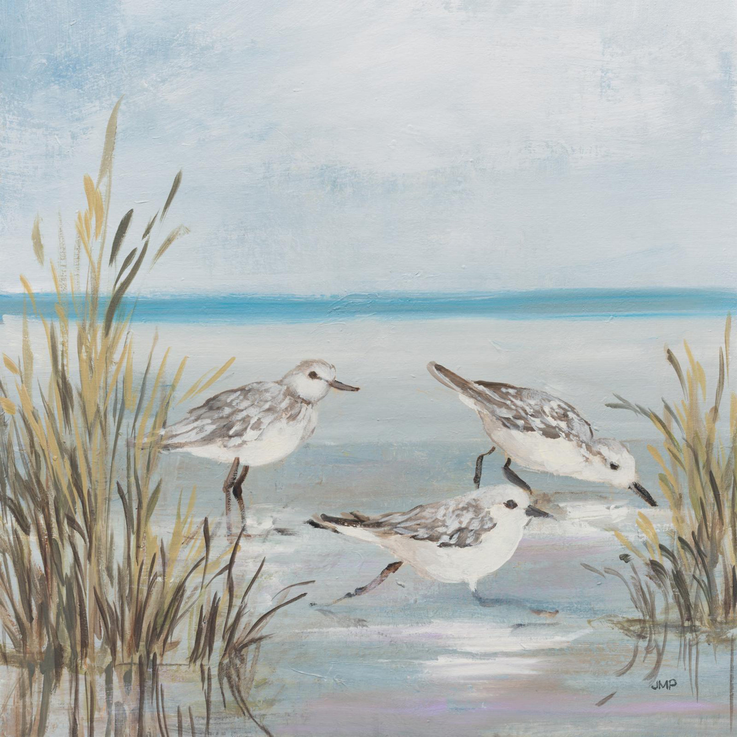 wall-art-print-canvas-poster-framed-Beach Birds, Style B-1