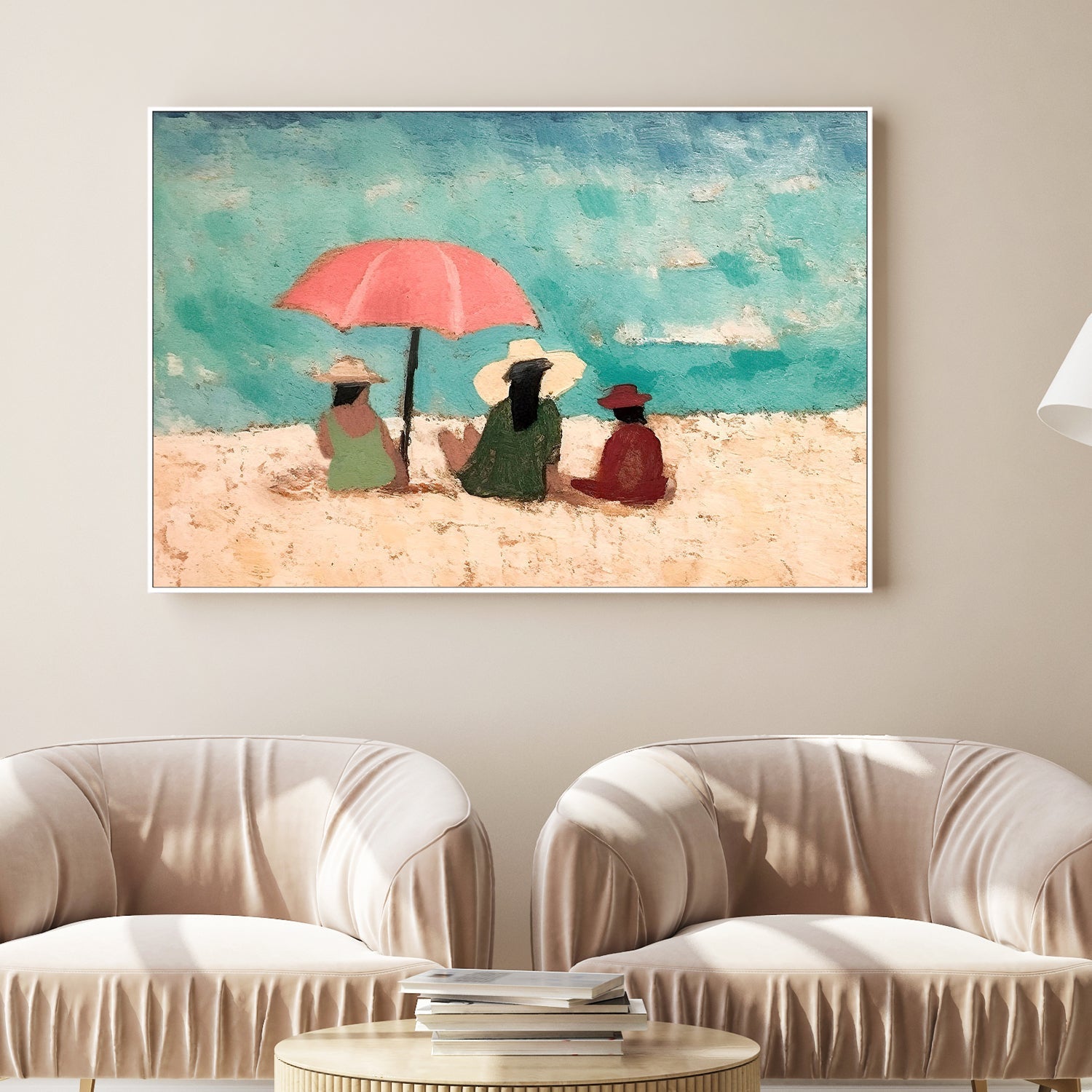 wall-art-print-canvas-poster-framed-Beach Day , By Lady Hana-2