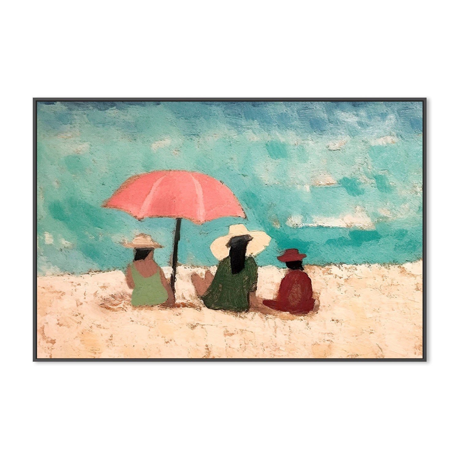 wall-art-print-canvas-poster-framed-Beach Day , By Lady Hana-3