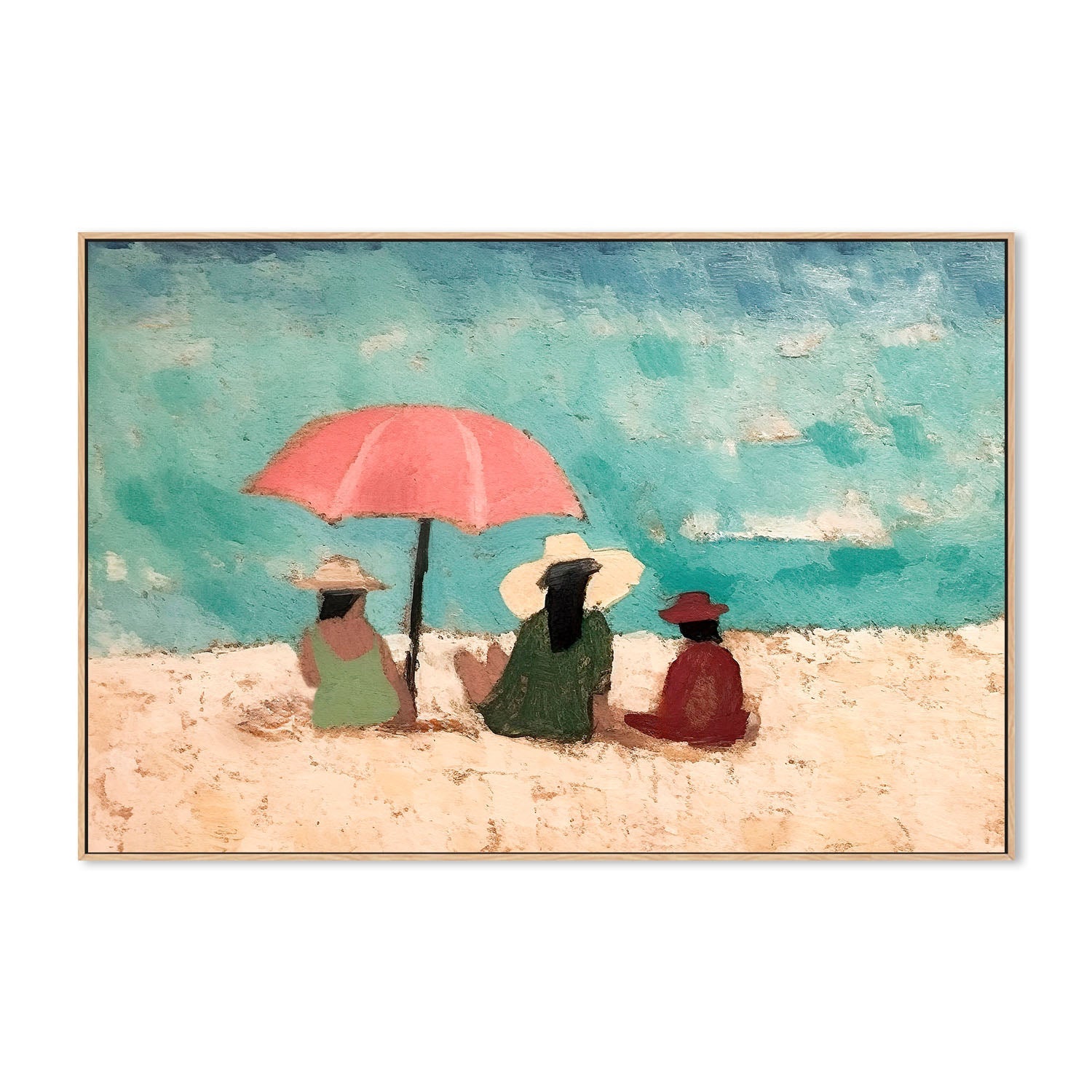 wall-art-print-canvas-poster-framed-Beach Day , By Lady Hana-4
