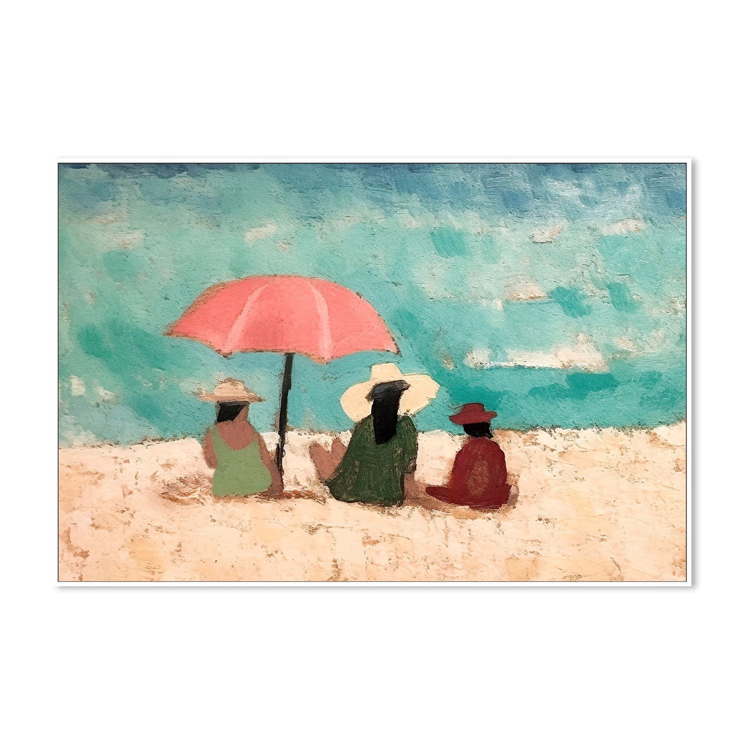 wall-art-print-canvas-poster-framed-Beach Day , By Lady Hana-5