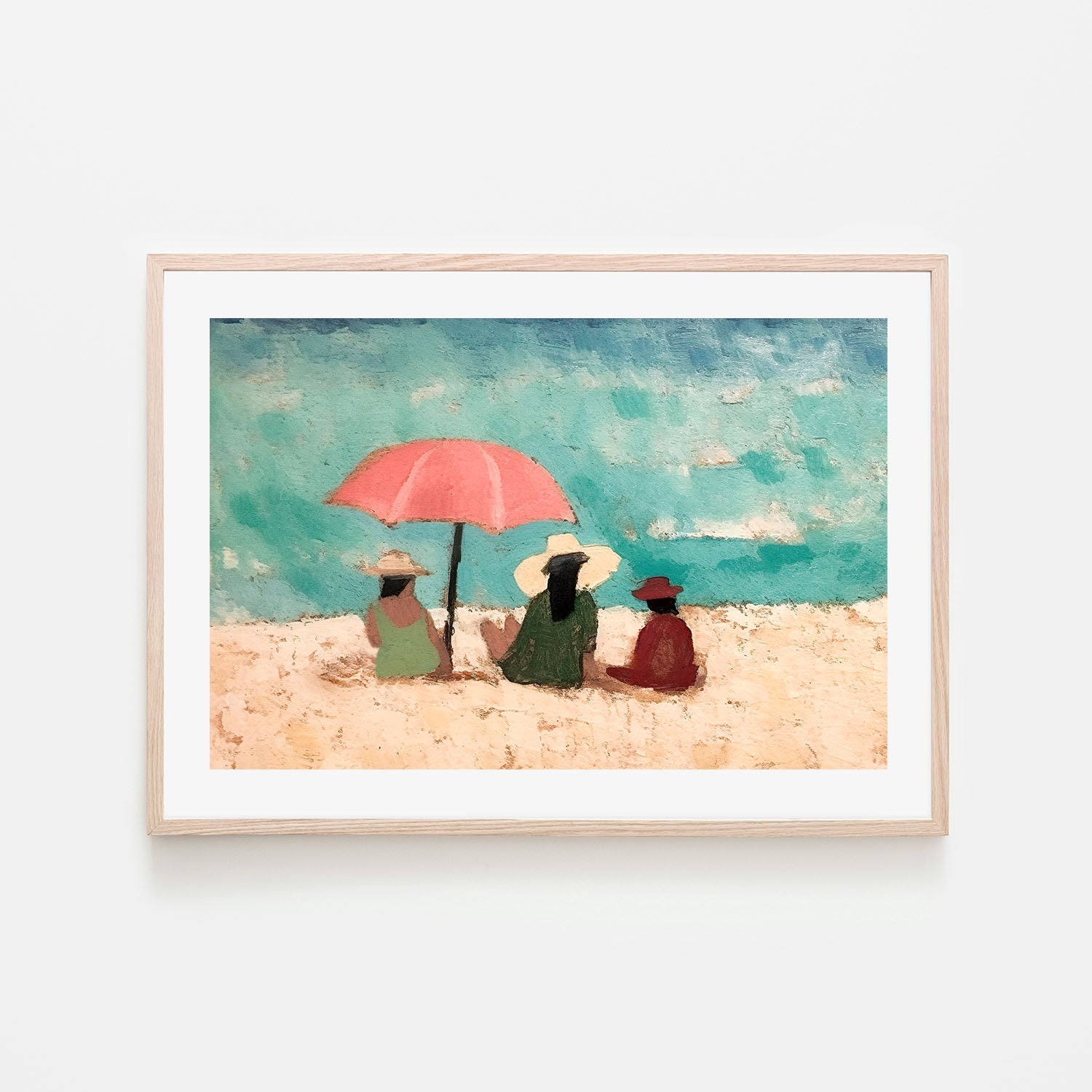 wall-art-print-canvas-poster-framed-Beach Day , By Lady Hana-6