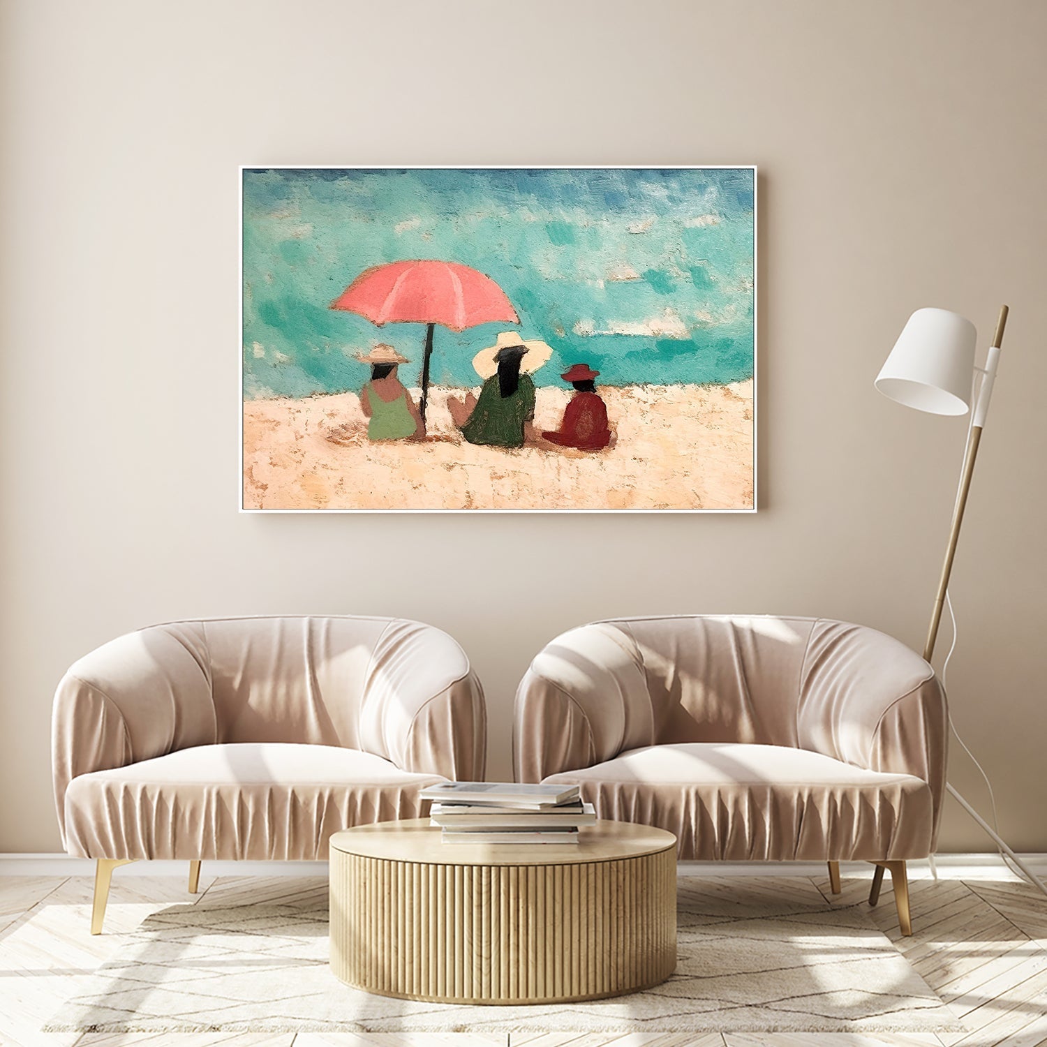 wall-art-print-canvas-poster-framed-Beach Day , By Lady Hana-7