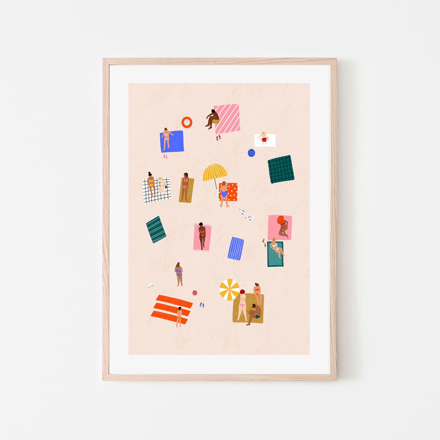 wall-art-print-canvas-poster-framed-Beach Towel Harmony-6