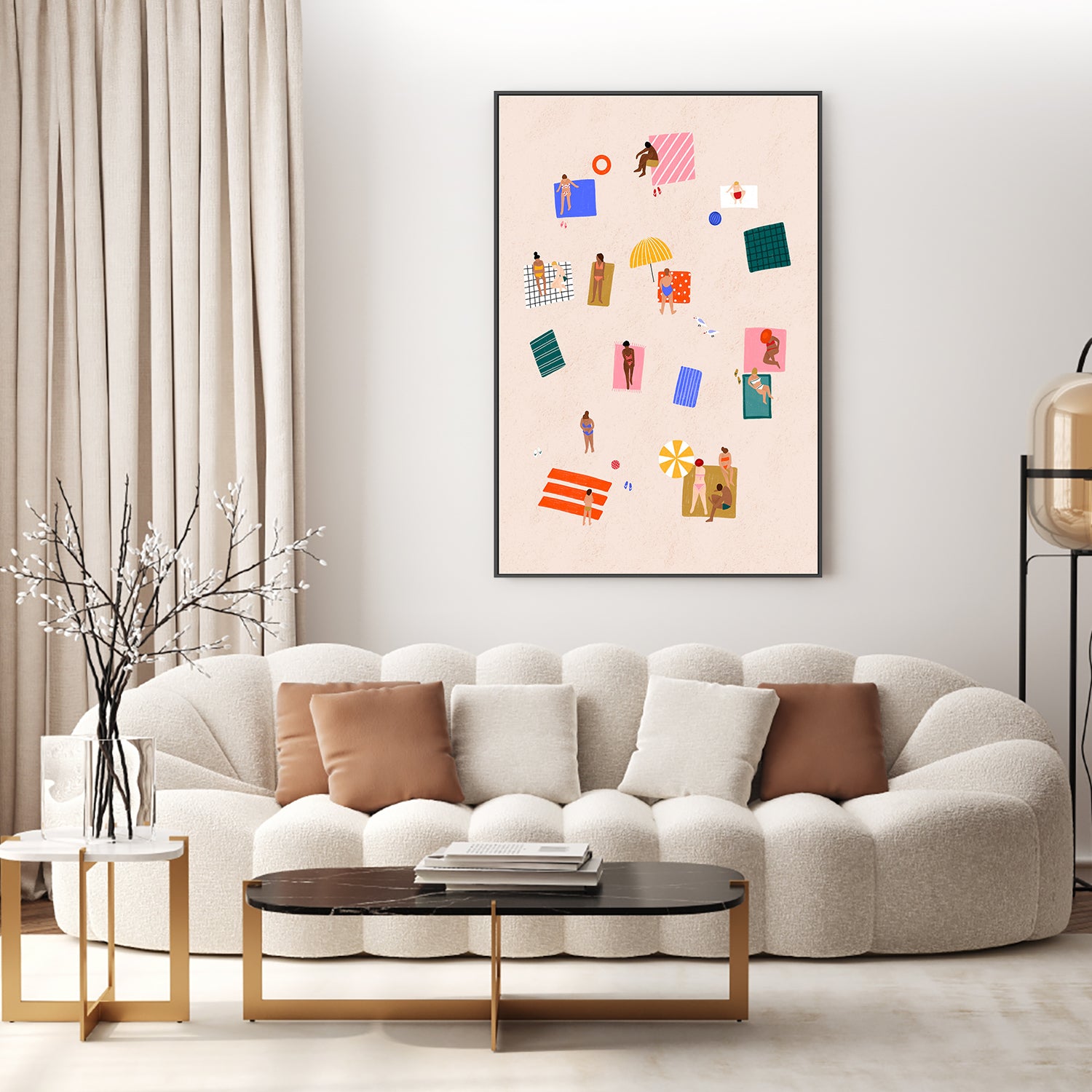 wall-art-print-canvas-poster-framed-Beach Towel Harmony-7