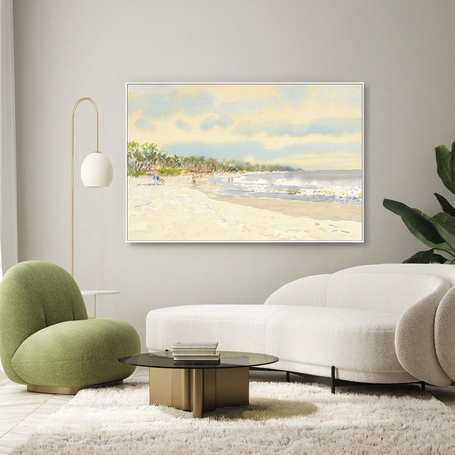 wall-art-print-canvas-poster-framed-BEACH VIEW , By David Dallison-7