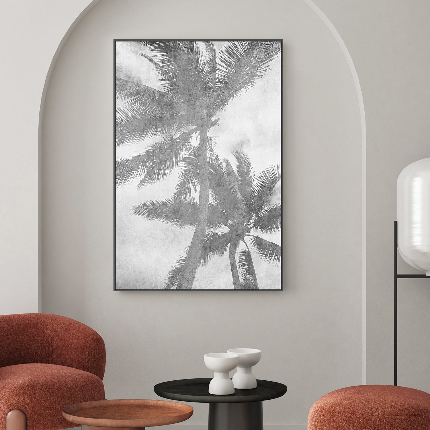 Beachscape Pink Palms, Style A